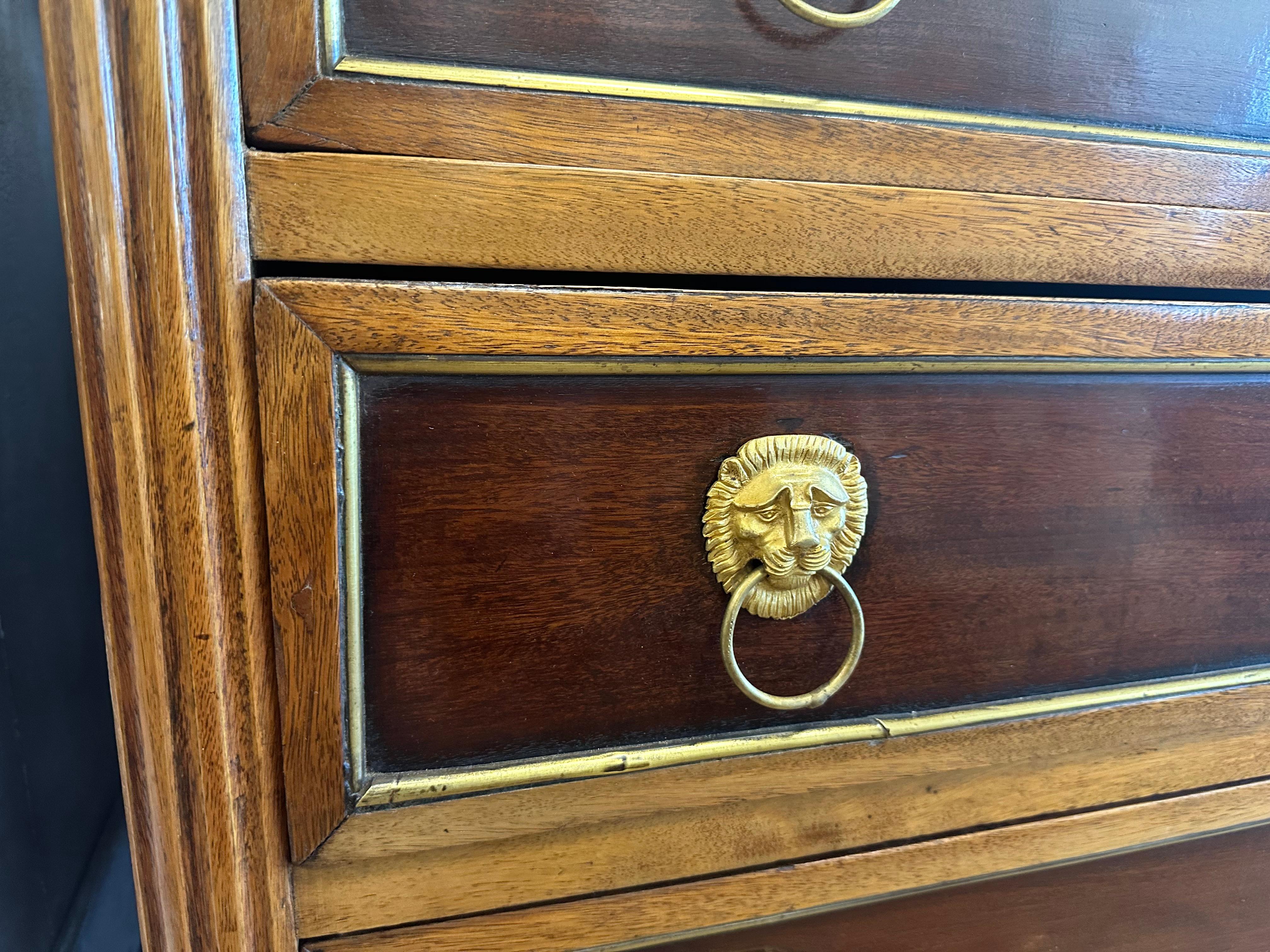 Stained Louis XVI Chest of Drawers For Sale