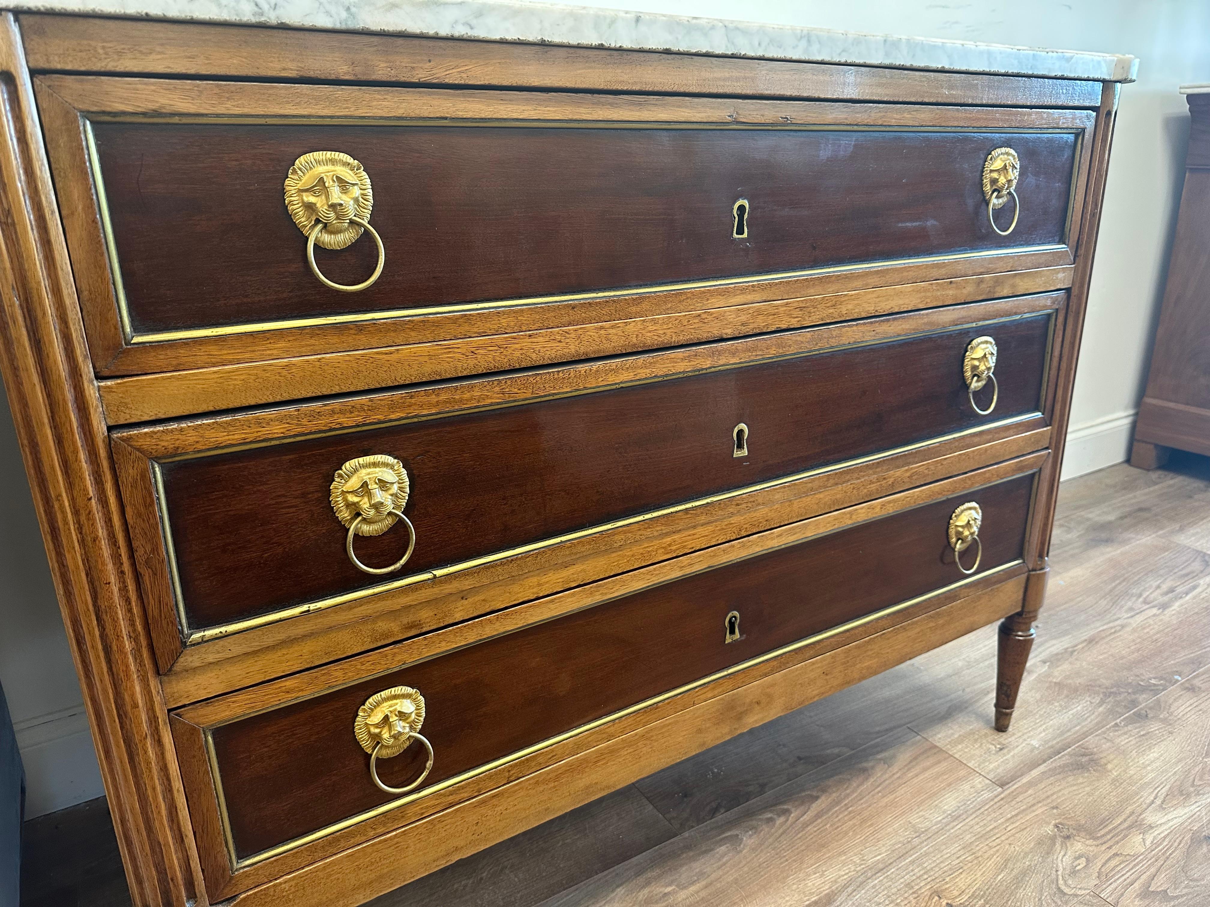 French Louis XVI Chest of Drawers For Sale