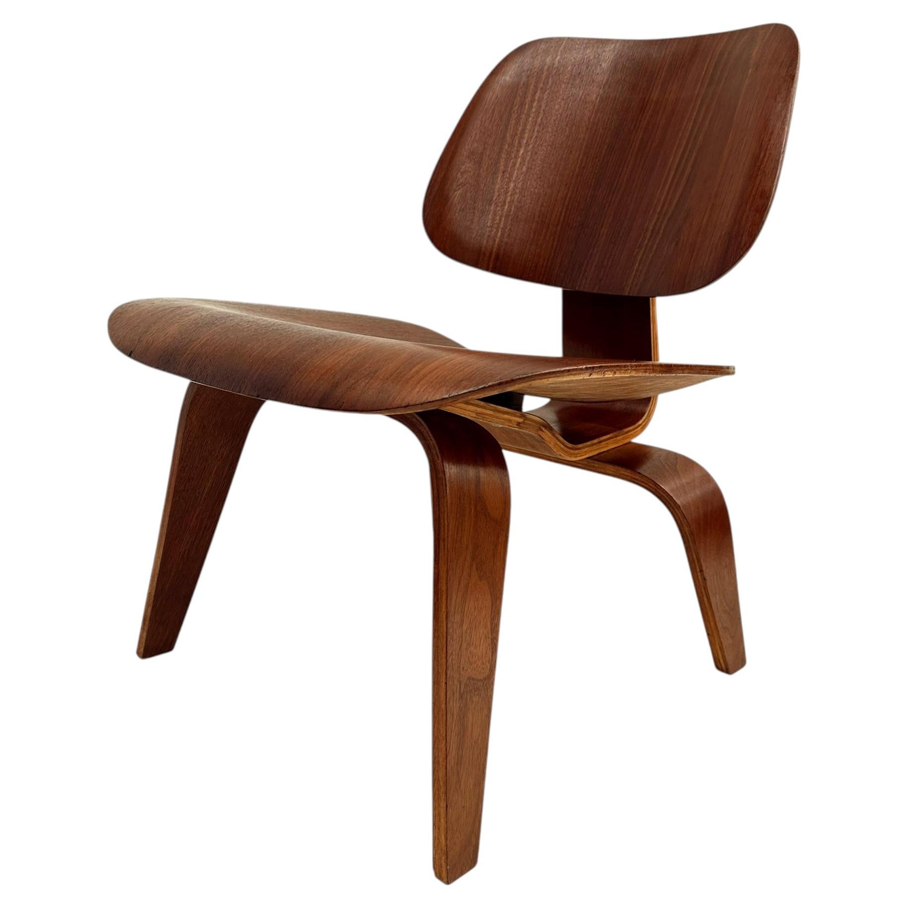 1948 Eames Evans LCW Lounge Chair Early Production Herman Miller For Sale