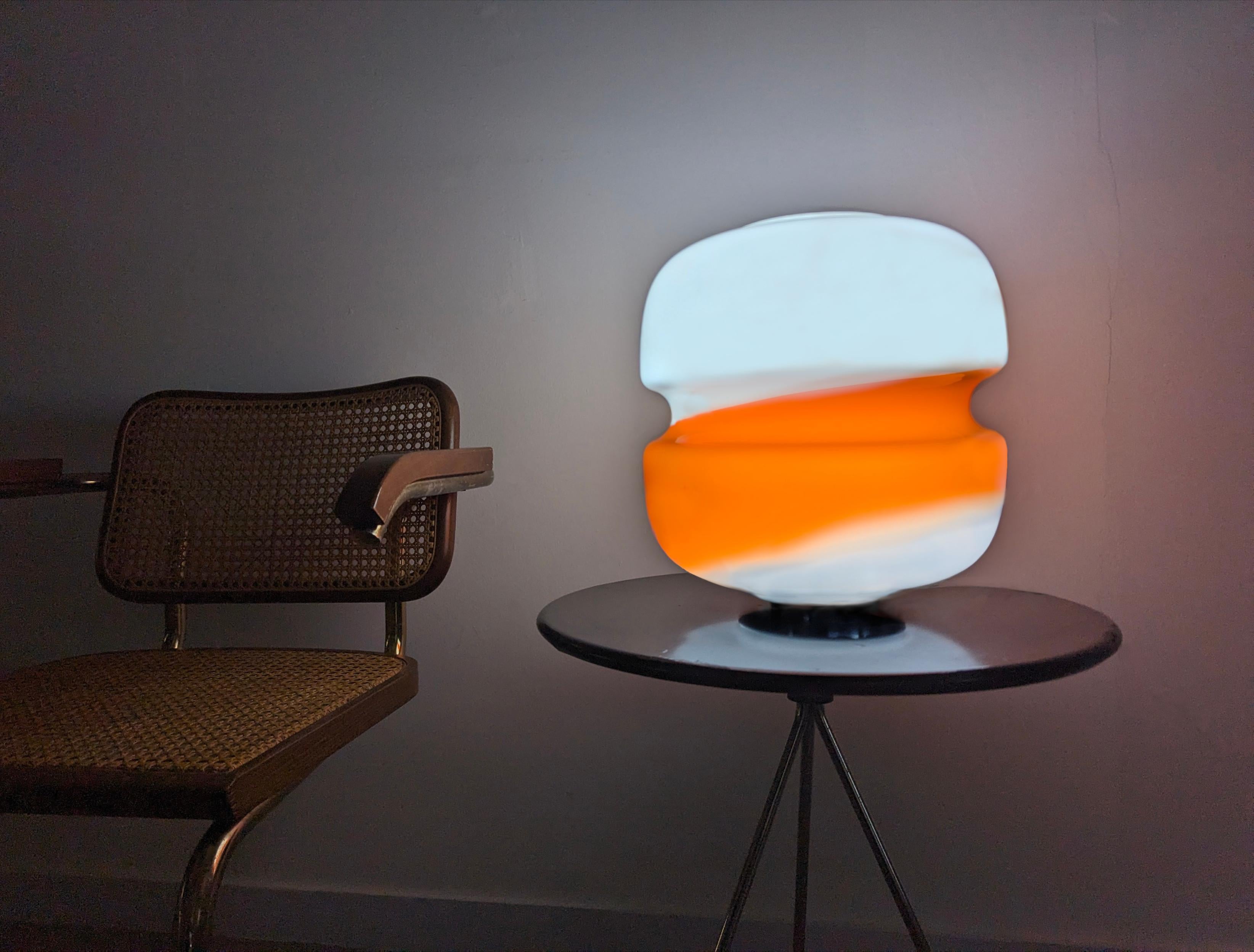 Italian Mazzega table lamp 1970s For Sale