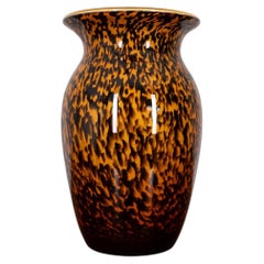 Vintage Murano Blown Glass Vase, 1980s, Italian Design