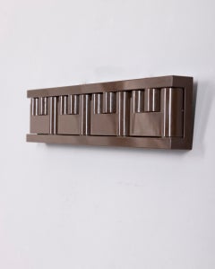 Minivip Wall Coat Rack by Benanti and Brunori for Velca, Italy, 1970s