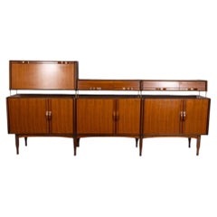 Vintage 1970s Italian teak sideboard, designed by Barovero