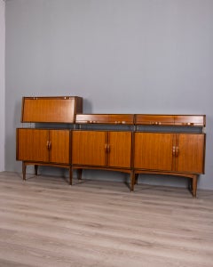 Vintage 1970s Italian teak sideboard, designed by Barovero