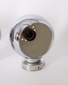 Vintage Eyeball Wall Lamps by Goffredo Reggiani from Reggiani, 1970s, Set of 3
