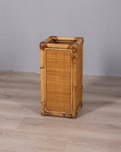 Vintage 1960s Italian-designed bamboo umbrella stand