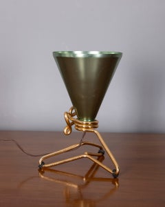 Lámpara de mesa vintage de los años 50, diseño de Ettore Sottsass para Rinnovel