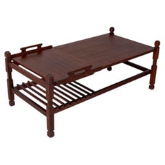 Vintage-Couchtisch aus den 60er Jahren mit herausnehmbarem Tablett, italienisches Design