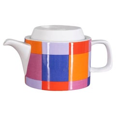 Vintage 1970s Ceramic Teapot by Ceramiche Pozzi, Compact Series