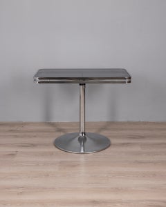 Vintage 1970s Metal and Glass Coffee Table by Allegri Parma
