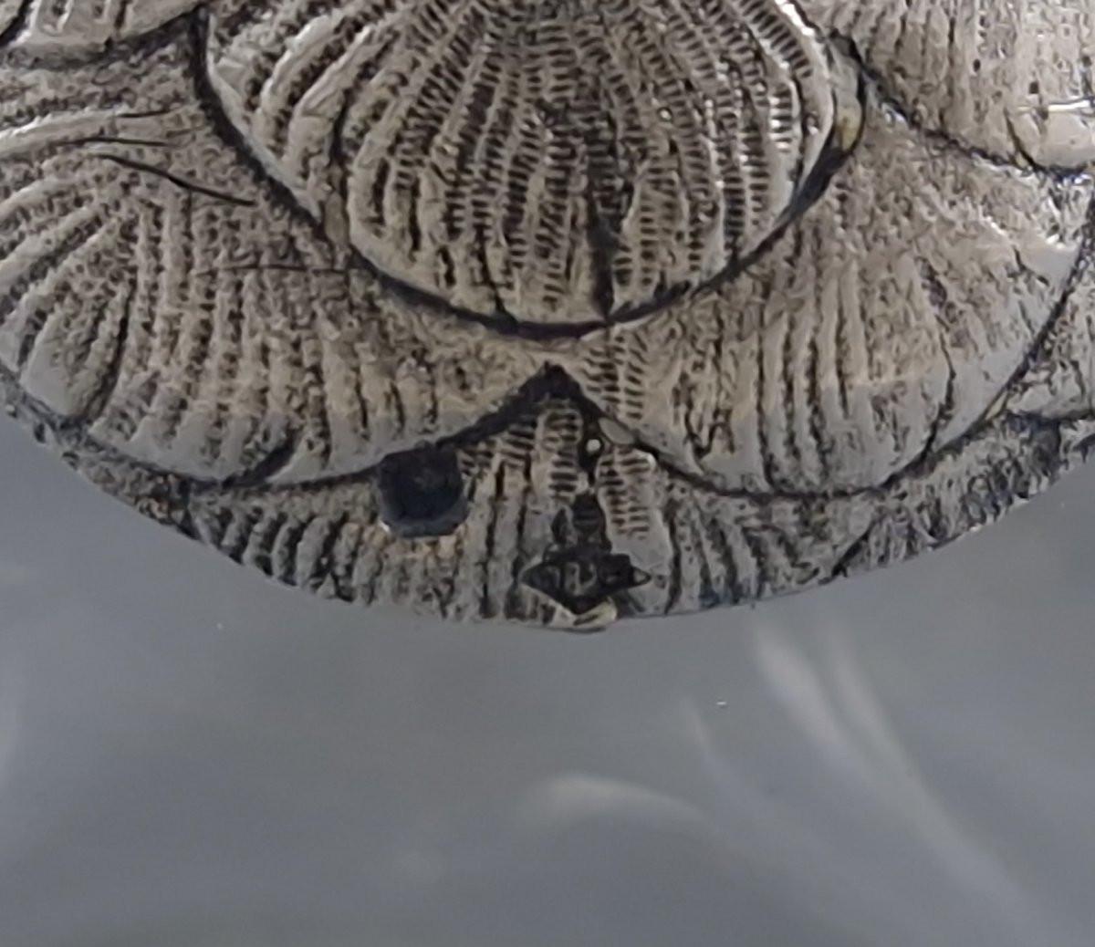 Caraffa a forma di anatra in vetro e argento sterling in vendita 3