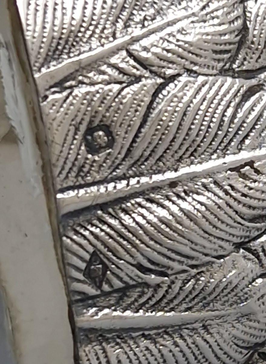 Caraffa a forma di anatra in vetro e argento sterling in vendita 4