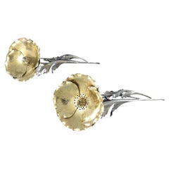 Buccellati Sterling Silver and Gilt salt and pepper shakers