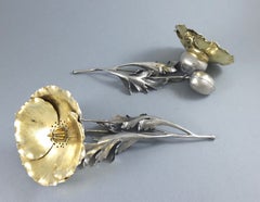 Buccellati Sterling Silver and Gilt salt and pepper shakers