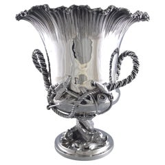 George IV Sterling Silver Wine Cooler, London 1827, Benjamin Smith II