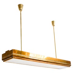 Paavo Tynell, grande lampada da soffitto modello 81062 per Idman, intorno al 1960.