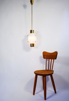 Lámpara colgante de Paavo Tynell, modelo 9088, para Idman, hacia 1950