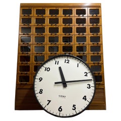 Reloj de pared XL Industrial Gents of Leicester Railway Station Factory