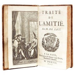 SACY, el Sr. De... Tratado sobre la amistad. 1703.