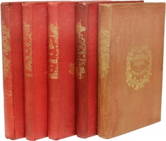 DICKENS. A Christmas Carol. 1ST ED 1ST ISSUE - 1843 ALL 5 VOLS IN ORIGINAL CLOTH