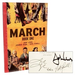 JOHN LEWIS - Aydin - Powell. March Book One - FIRST EDITION SIGNED BY ALL THREE