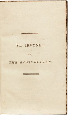 Percy Bysshe SHELLEY. St. Irvyne; or, The Rosicrucian. 1811 - 1ST ED 1ST ISSUE