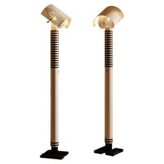 Mario Botta Pair of “Shogun” Floor Lamps for Artemide, Italy, 1980s