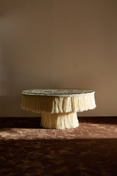 Sculptural Rope and Glass Dining Table, Italy, 1970s