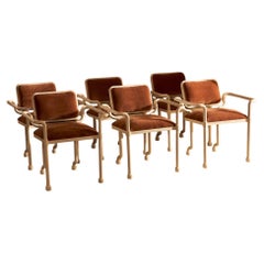 Ensemble de six chaises Marzio Cecchi, Italie, 1978