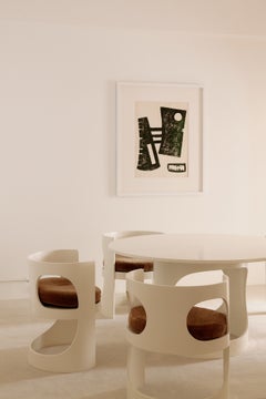 Arne Jacobsen “Pre-Pop” Dining Set for Asko, Denmark, 1969
