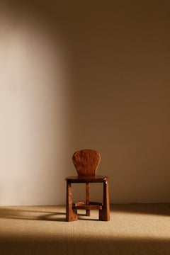 Pair of Sculptural Tripod Chairs, Holland, 1960s