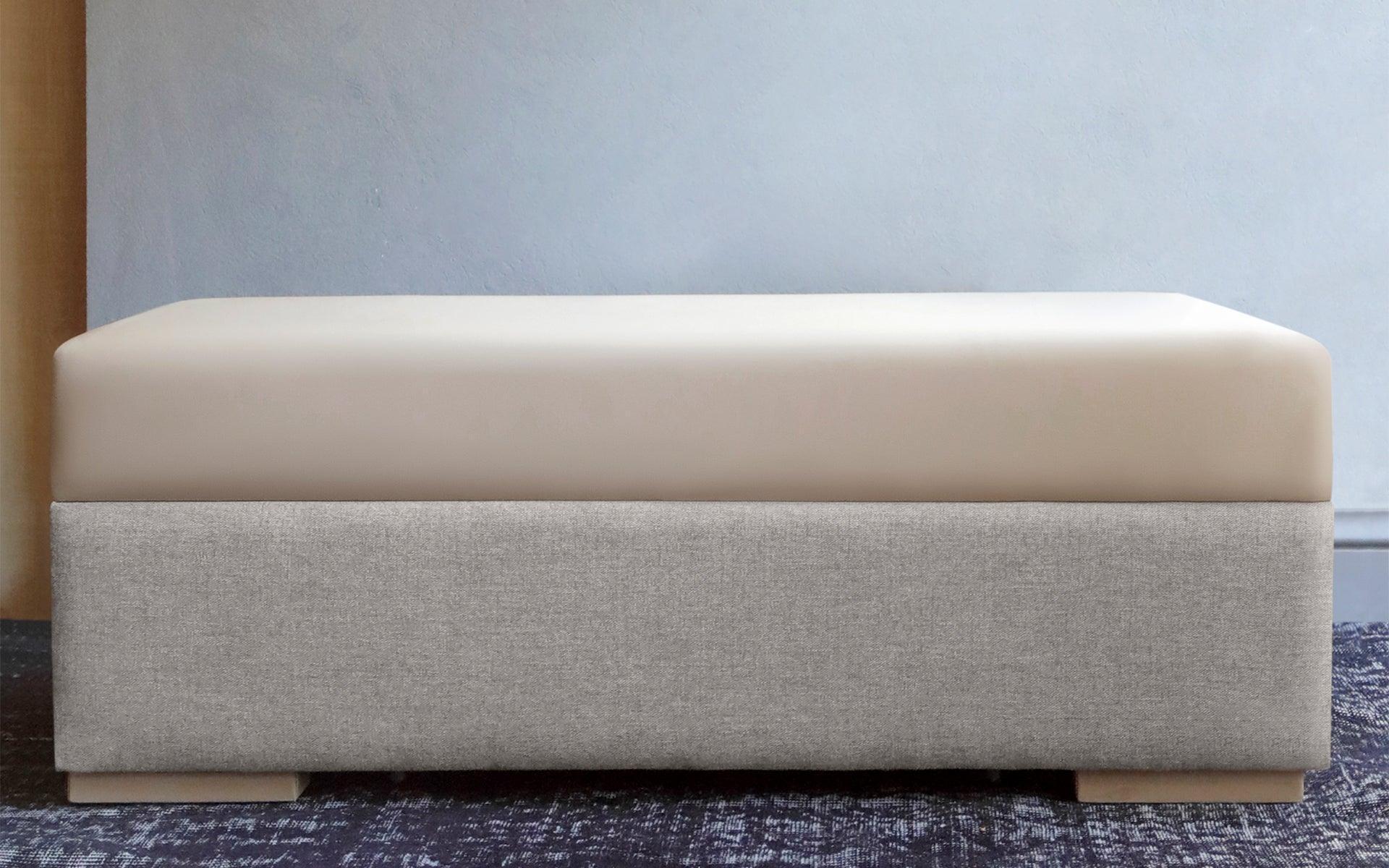 Arthur Ottoman Module in Faux Leather with Storage – Modern Modular Seating In New Condition For Sale In İSTANBUL, TR