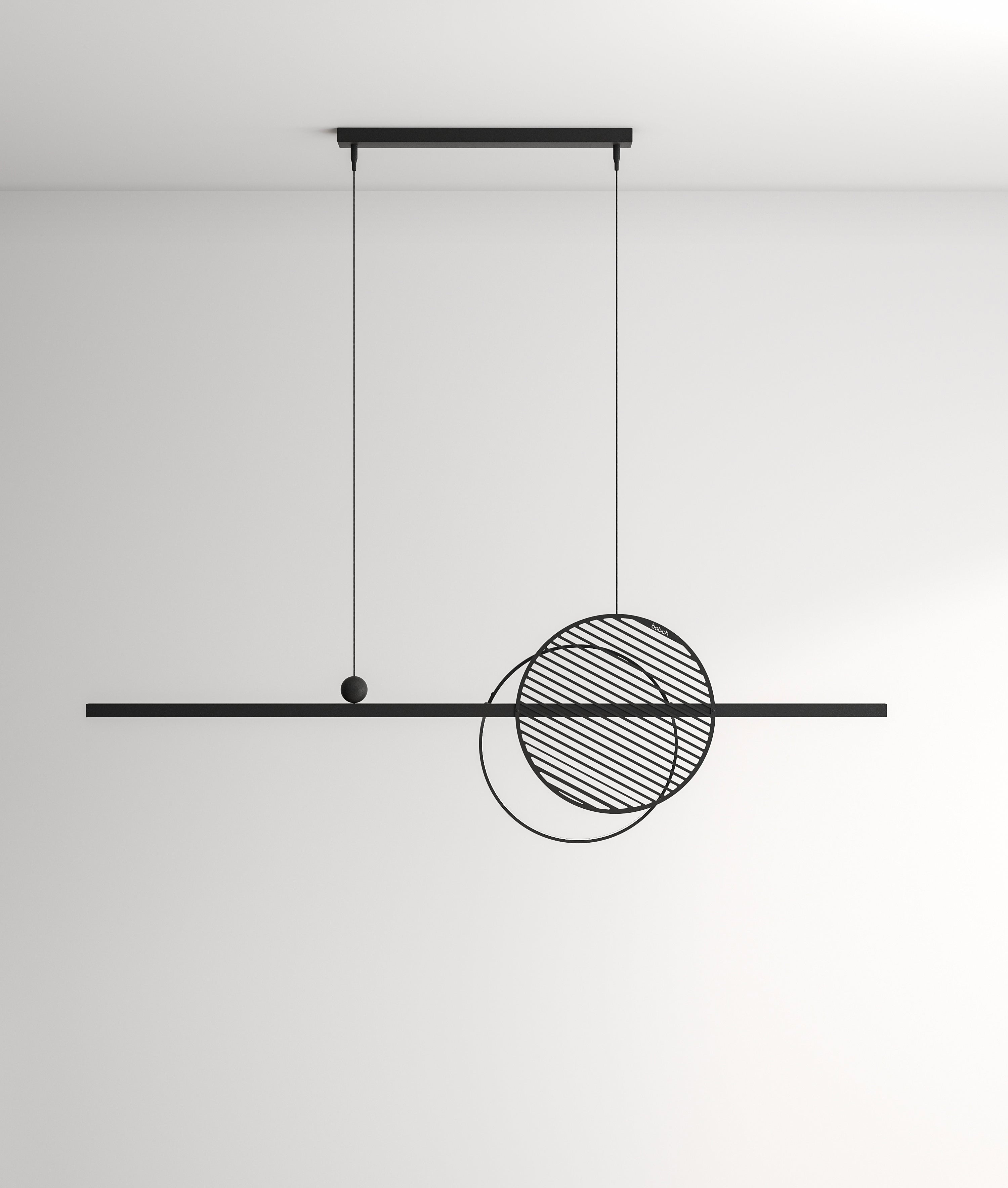 Minimalistic Ukraine Ceiling Lamp, Glass Edition, Modern Style For Sale