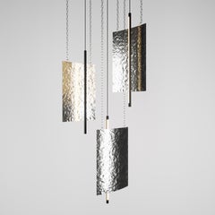 Lampada a sospensione da soffitto moderna - Lampada a pannello a LED - Increspatura d'acquau2028- Piccolo