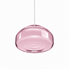 Amethyst Blown Glass Pendant Light Modern Minimalist Hanging Lamp