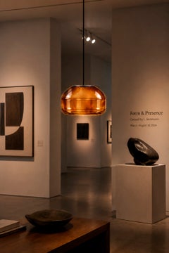 Tortoiseshell Blown Glass Pendant Light Modern Minimalist Hanging Lamp