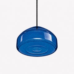 Azure Blown Glass Pendant Light Modern Minimalist Hanging Lamp