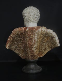 Bust of Emperor Hadrian in red jasper
