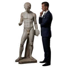 Large statue of the Discobolus