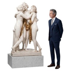 Marble sculpture of the Three Graces