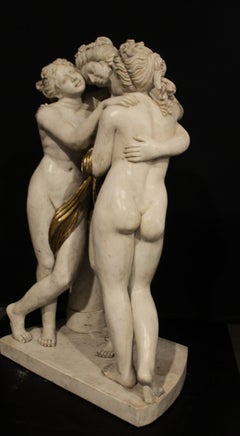 Marble sculpture of the Three Graces