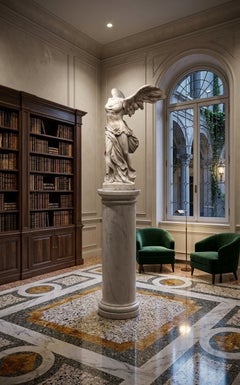 Marble sculpture of Nike, 83 cm high