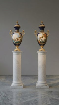 Pair of Sèvres vases