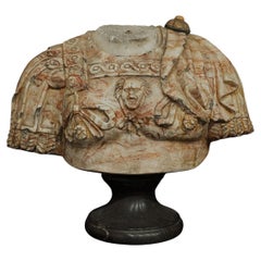 Headless bust in Portuguese pink marble
