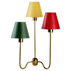 Lampada da tavolo in ottone "2468" di Josef Frank per Svenskt Tenn, anni '60