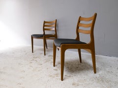 Set of 4 1960’s Mid Century Danish Dining Chairs by Ansager Mobler