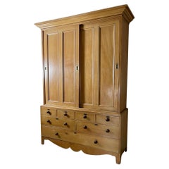 A Victorian Pine Estate Housekeeper’S Cupboard Of Grand Proportions