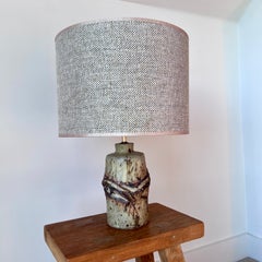 A 1960S/70S Brutalist Studio Pottery Table Lamp By Colin Kellam