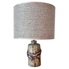 A 1960S/70S Brutalist Studio Pottery Table Lamp By Colin Kellam