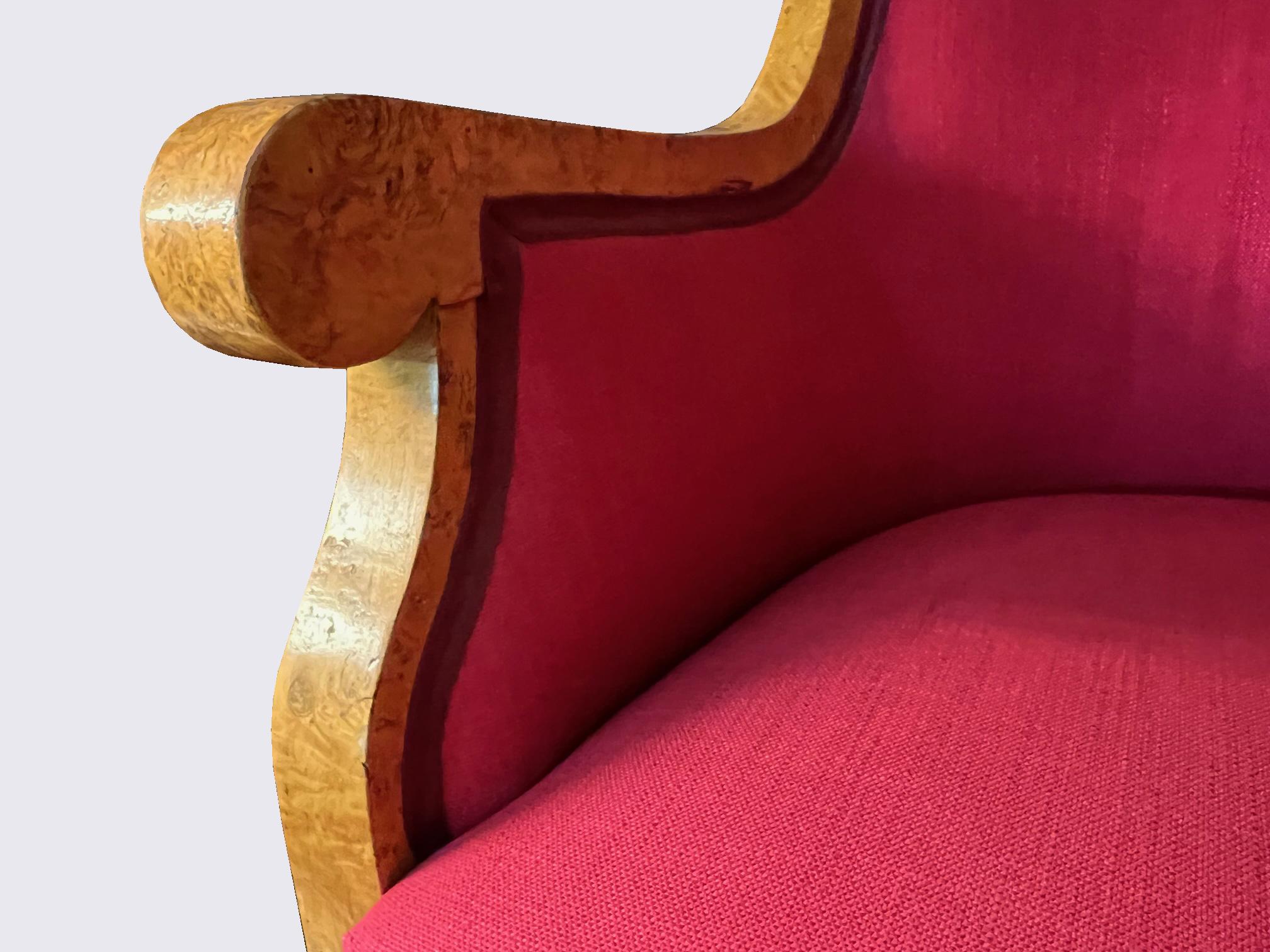 Poli 19ème siècle Fine Viennese Biedermeier Bergere. Vienne, vers 1825. en vente